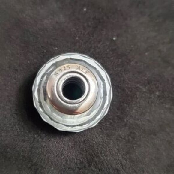 Pandora White Faceted Murano Glass Charm - Picture 2 of 3